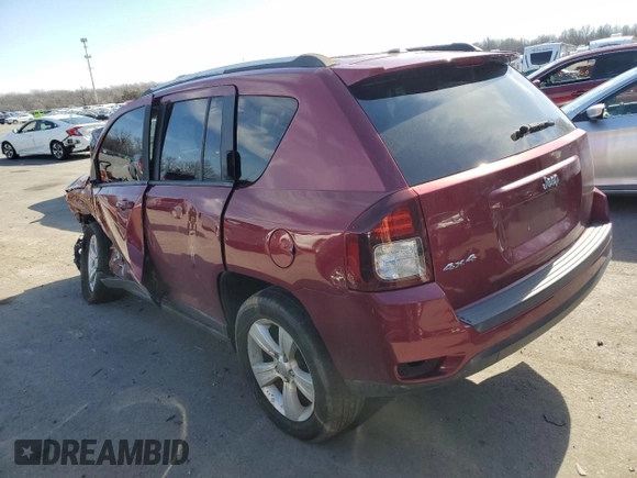 2016 Jeep Compass Sport with VIN 1C4NJDBB2GD663405, listed as a Copart auction lot 46676575 with Not provided miles and Salvage title. Bid and sale history available at DreamBid. Image 2.