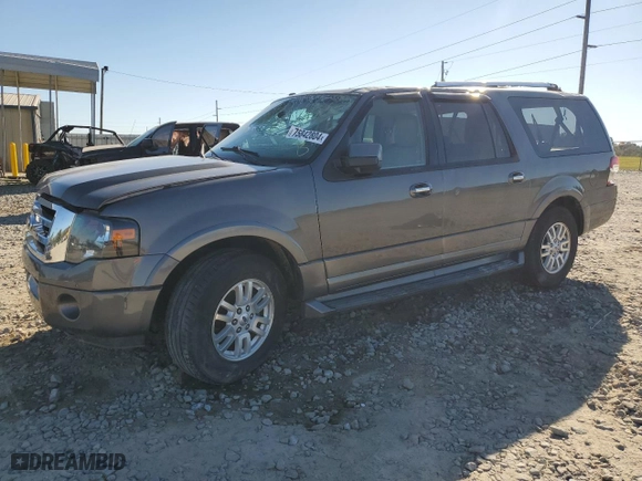 2014 Ford Expedition EL Limited with VIN 1FMJK1K53EEF07011, listed as a Copart auction lot 75842804 with 200,872 mi miles and Salvage Title. Bid and sale history available at carsss.com. Image 1.