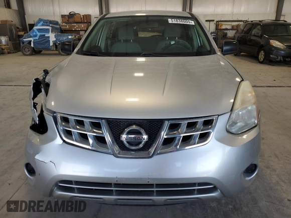 2012 Nissan Rogue S with VIN JN8AS5MT7CW251541, listed as a Copart auction lot 51838005 with 139,668 mi miles and Salvage Title. Bid and sale history available at carsss.com. Image 5.