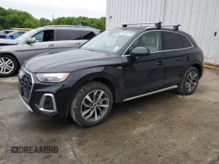 2022 Audi Q5 S line Premium Plus with VIN WA1EAAFY4N2080852, listed as a Copart auction lot 56583175 with 35,103 mi miles and Salvage title. Bid and sale history available at DreamBid. Image 1.