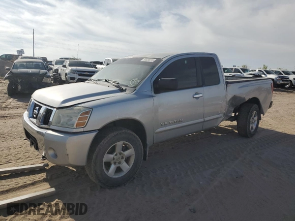 2006 Nissan Titan XE with VIN 1N6AA06B96N543317, listed as a Copart auction lot 55826275 with 236,264 mi miles and Salvage title. Bid and sale history available at DreamBid. Image 1.