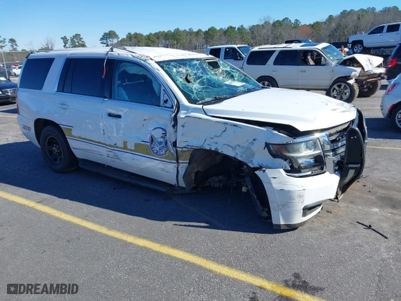 2020 Chevrolet Tahoe Commercial with VIN 1GNLCDEC4LR216777, listed as a IAAI auction lot 41637104 with 20 mi miles. Bid and sale history available at carsss.com. Image 1.