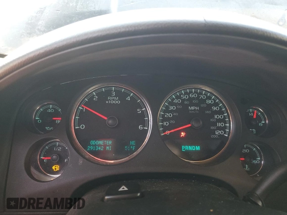 2010 Chevrolet Suburban LT with VIN 1GNUCJE08AR190304, listed as a Copart auction lot 89260035 with 291,342 mi miles and Salvage Title. Bid and sale history available at carsss.com. Image 9.