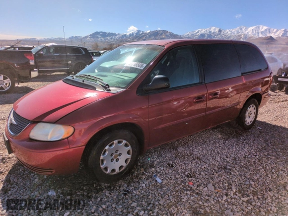 2002 Chrysler Town & Country eL with VIN 2C4GP34322R644608, listed as a Copart auction lot 46716585 with 218,557 mi miles and Clean Title. Bid and sale history available at carsss.com. Image 1.