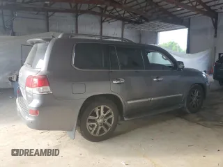 2013 Lexus LX 570 with VIN JTJHY7AX5D4102048, listed as a Copart auction lot 58492985 with 204,479 mi miles and Clean title. Bid and sale history available at DreamBid. Image 3.