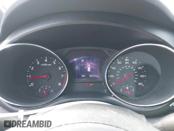 2017 Kia Sedona LX with VIN KNDMB5C17H6292641, listed as a IAAI auction lot 42010175 with 95,247 mi miles. Bid and sale history available at carsss.com. Image 7.