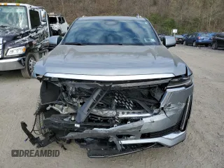 2023 Cadillac Escalade 4WD Premium Luxury with VIN 1GYS4BKL8PR262235, listed as a Copart auction lot 53835495 with 13,982 mi miles and Salvage title. Bid and sale history available at DreamBid. Image 5.