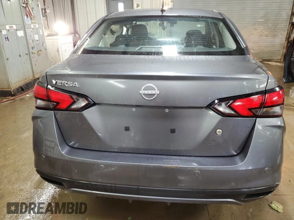 2024 Nissan Versa S with VIN 3N1CN8DV9RL910722, listed as a Copart auction lot 50313065 with 24,587 mi miles and Salvage Title. Bid and sale history available at carsss.com. Image 6.
