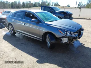 2018 Hyundai Sonata SEL with VIN 5NPE34AF6JH675962, listed as a IAAI auction lot 41631174 with 44,477 mi miles and . Bid and sale history available at DreamBid. Image 1.