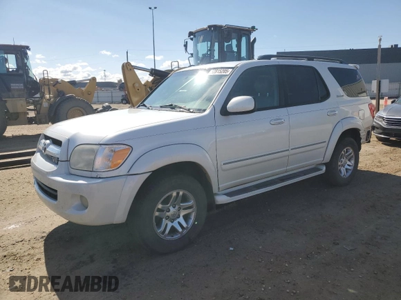 2005 Toyota Sequoia Limited with VIN 5TDBT48A55S240444, listed as a Copart auction lot 52815205 with 287,241 mi miles and Salvage Title. Bid and sale history available at DreamBid. Image 1.