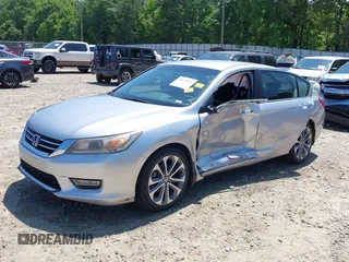 2013 Honda Accord Sport with VIN 1HGCR2F57DA156040, listed as a IAAI auction lot 42139614 with 129,771 mi miles and . Bid and sale history available at DreamBid. Image 2.