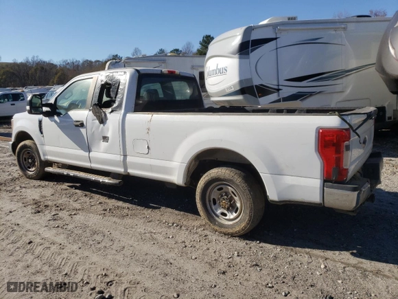 2017 Ford Super Duty F-250 SRW XLT with VIN 1FT7X2A62HEE92201, listed as a Copart auction lot 76485494 with 0 mi miles and Salvage Title. Bid and sale history available at carsss.com. Image 2.