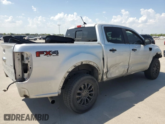 2019 Ford Ranger XL with VIN 1FTER4FH2KLA12958, listed as a Copart auction lot 50587845 with 107,160 mi miles and Salvage Title. Bid and sale history available at DreamBid. Image 3.