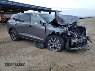 2022 Acura MDX w/Technology Package with VIN 5J8YD9H46NL001020, listed as a Copart auction lot 85936464 with 54,888 mi miles and Salvage Title. Bid and sale history available at carsss.com. Image 4.