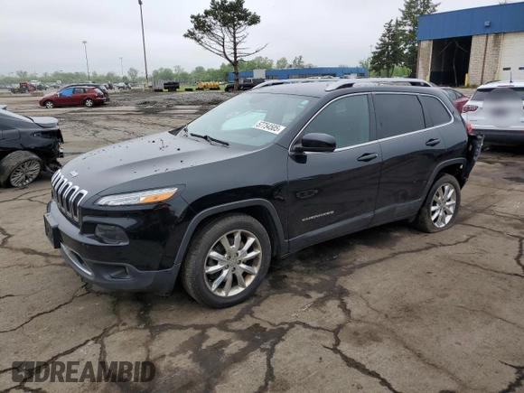 2017 Jeep Cherokee Limited с VIN 1C4PJLDS7HW558610, выставлен на аукционе Copart как лот 57754505 с пробегом 126 900 миль миль и Чистый • Clean title. История ставок и продаж доступна на DreamBid. Изображение 1.