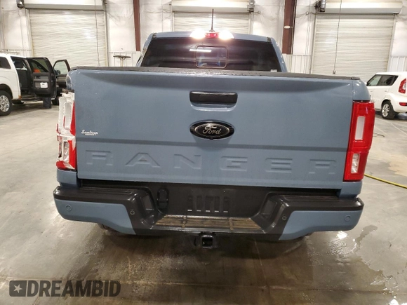2023 Ford Ranger XL with VIN 1FTER4FH9PLE34829, listed as a Copart auction lot 55485345 with 34,046 mi miles and Salvage title. Bid and sale history available at DreamBid. Image 6.