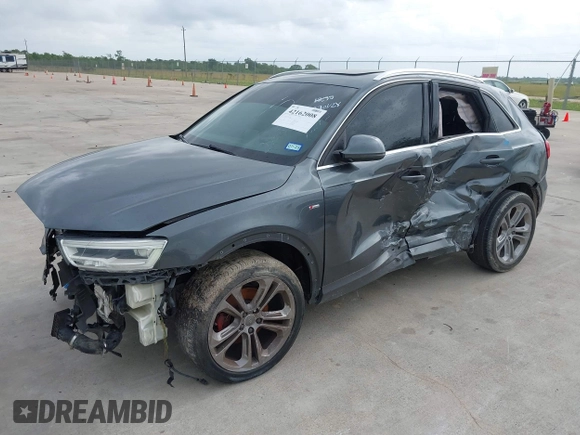 2018 Audi Q3 Premium Plus with VIN WA1HCCFS3JR002403, listed as a IAAI auction lot 42162008 with 94,175 mi miles. Bid and sale history available at carsss.com. Image 19.