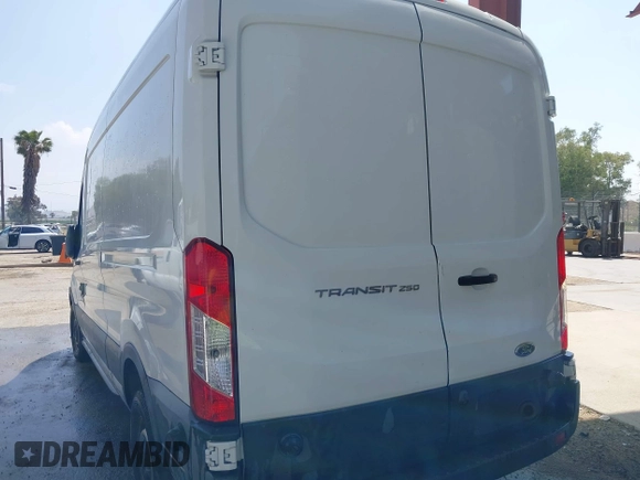 2017 Ford Transit with VIN 1FTYR2CM6HKA14519, listed as a IAAI auction lot 42055143 with 75,980 mi miles. Bid and sale history available at carsss.com. Image 3.
