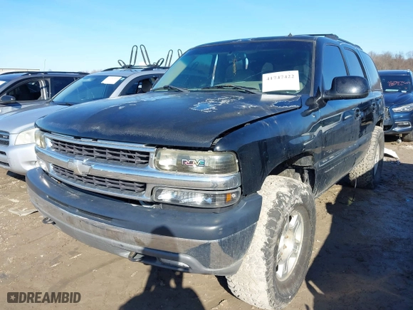 2002 Chevrolet Tahoe LT with VIN 1GNEK13Z72J161529, listed as a IAAI auction lot 41747422 with 1 mi miles. Bid and sale history available at carsss.com. Image 18.