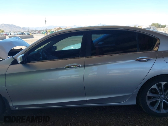 2014 Honda Accord Sedan Sport with VIN 1HGCR2F52EA002871, listed as a IAAI auction lot 41885109 with 105,277 mi miles. Bid and sale history available at carsss.com. Image 14.