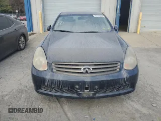 2006 Infiniti G35 z VIN JNKCV51F56M605484, wystawiony jako Copart lot #76721034 z przebiegiem 214 171 mil mil oraz Czysty tytuł • Clean title. Historia ofert i sprzedaży dostępna na DreamBid. Obrazek 5.