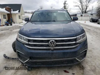 2021 Volkswagen Atlas SEL Premium R-Line with VIN 1V2FE2CA3MC206217, listed as a Copart auction lot 42675215 with 61,723 mi miles and Salvage title. Bid and sale history available at DreamBid. Image 5.