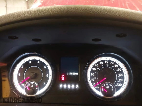 2015 Ram 1500 Outdoorsman with VIN 1C6RR7GG9FS660065, listed as a IAAI auction lot 41078333 with 117,639 mi miles and . Bid and sale history available at DreamBid. Image 7.