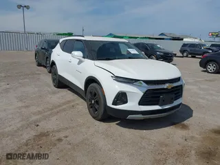 2020 Chevrolet Blazer LT with VIN 3GNKBBRA4LS595272, listed as a IAAI auction lot 41838960 with 64,544 mi miles. Bid and sale history available at carsss.com. Image 1.