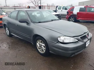 2003 Pontiac Grand Am SE1 with VIN 1G2NF52E03C273764, listed as a IAAI auction lot 41614581 with 208,369 mi miles. Bid and sale history available at carsss.com. Image 1.