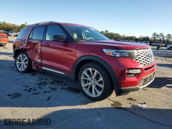 2023 Ford Explorer Platinum with VIN 1FM5K8HC6PGB23456, listed as a Copart auction lot 84264414 with 3,826 mi miles and Salvage title. Bid and sale history available at DreamBid. Image 4.