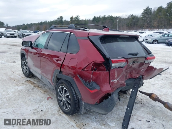 2019 Toyota RAV4 LE with VIN 2T3F1RFV1KC016674, listed as a IAAI auction lot 41571837 with 114,961 mi miles and . Bid and sale history available at DreamBid. Image 3.