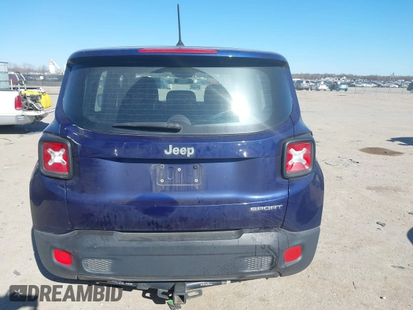 2017 Jeep Renegade Sport z VIN ZACCJAAH4HPF74031, wystawiony jako IAAI lot #41391549 z przebiegiem 81 780 mil mil oraz . Historia ofert i sprzedaży dostępna na DreamBid. Obrazek 17.