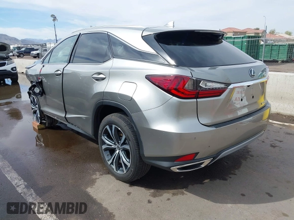 2022 Lexus RX with VIN 2T2HZMDA4NC349643, listed as a IAAI auction lot 41814163 with 10,147 mi miles. Bid and sale history available at carsss.com. Image 3.