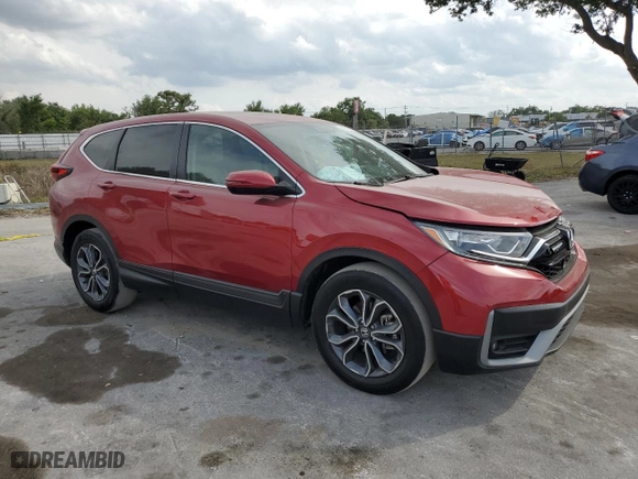 2022 Honda CR-V EX with VIN 5J6RW1H58NA016891, listed as a Copart auction lot 49615075 with 36,039 mi miles and Salvage Title. Bid and sale history available at carsss.com. Image 4.