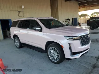2023 Cadillac Escalade 4WD Premium Luxury with VIN 1GYS4BKL6PR299767, listed as a Copart auction lot 76248634 with 21,774 mi miles and Salvage Title. Bid and sale history available at carsss.com. Image 4.