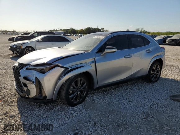 2024 Lexus UX 250h F Sport z VIN JTHB6JBHXR2160693, wystawiony jako Copart lot #53131285 z przebiegiem 40 938 mil mil oraz Szkoda całkowita • Salvage title. Historia ofert i sprzedaży dostępna na DreamBid. Obrazek 1.