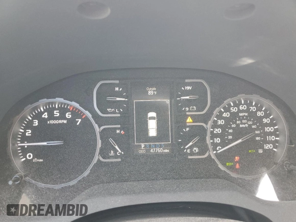 2021 Toyota Tundra 2WD SR5 with VIN 5TFEY5F10MX297957, listed as a Copart auction lot 48405795 with 47,760 mi miles and Salvage Title. Bid and sale history available at carsss.com. Image 9.