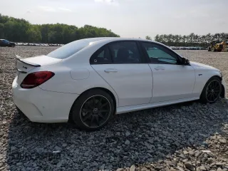 2018 Mercedes-Benz C 43 AMG z VIN 55SWF6EB3JU270248, wystawiony jako Copart lot #60402395 z przebiegiem 91 502 mil mil oraz Szkoda całkowita • Salvage title. Historia ofert i sprzedaży dostępna na DreamBid. Obrazek 3.