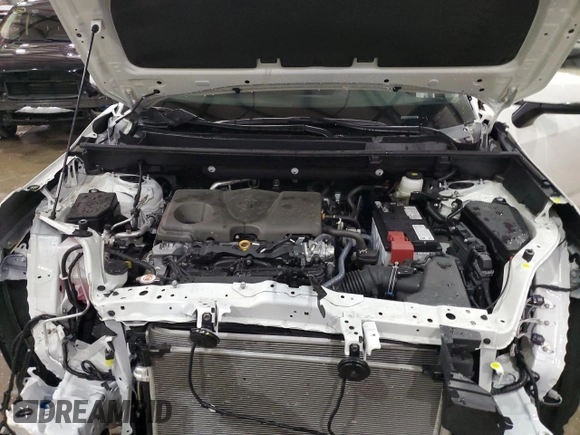 2024 Toyota RAV4 XLE with VIN 2T3P1RFV1RC479039, listed as a Copart auction lot 44535445 with 7,443 mi miles and Salvage Title. Bid and sale history available at DreamBid. Image 12.
