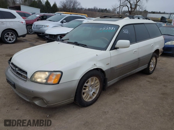 2002 Subaru Legacy Outback VDC with VIN 4S3BH896827655881, listed as a IAAI auction lot 41498930 with 219,672 mi miles and . Bid and sale history available at DreamBid. Image 2.