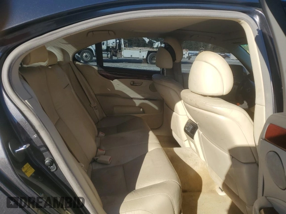 2010 Lexus LS 460 with VIN JTHBL5EF6A5094415, listed as a Copart auction lot 80513194 with 180,744 mi miles and Salvage title. Bid and sale history available at DreamBid. Image 10.