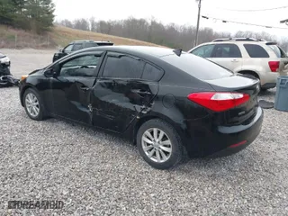 2014 Kia Forte LX with VIN KNAFX4A67E5206469, listed as a IAAI auction lot 41858764 with 95,620 mi miles. Bid and sale history available at carsss.com. Image 3.