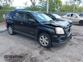 2017 GMC Terrain SLE with VIN 2GKALMEK8H6157764, listed as a IAAI auction lot 41879423 with 95,745 mi miles. Bid and sale history available at carsss.com. Image 1.