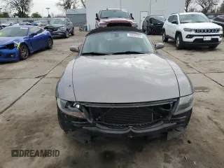 2007 BMW Z4 3.0i with VIN 4USBU33577LW60447, listed as a Copart auction lot 86652424 with 140,380 mi miles and Salvage Title. Bid and sale history available at carsss.com. Image 5.