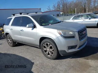 2014 GMC Acadia SLT z VIN 1GKKRSKD4EJ191809, wystawiony jako IAAI lot #41893345 z przebiegiem Nie podano mil oraz . Historia ofert i sprzedaży dostępna na DreamBid. Obrazek 1.