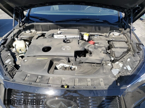 2023 Infiniti QX50 Sport with VIN 3PCAJ5FAXPF109995, listed as a Copart auction lot 78400694 with 21,197 mi miles and Salvage title. Bid and sale history available at DreamBid. Image 12.