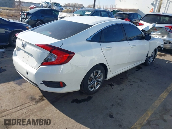 2016 Honda Civic Sedan LX with VIN 2HGFC2F58GH515190, listed as a IAAI auction lot 41017534 with 135,389 mi miles. Bid and sale history available at carsss.com. Image 4.