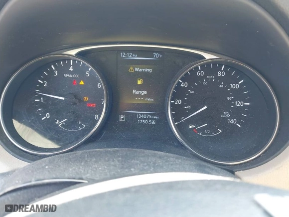 2016 Nissan Rogue SV with VIN KNMAT2MT8GP718652, listed as a IAAI auction lot 41633293 with 134,075 mi miles. Bid and sale history available at carsss.com. Image 7.
