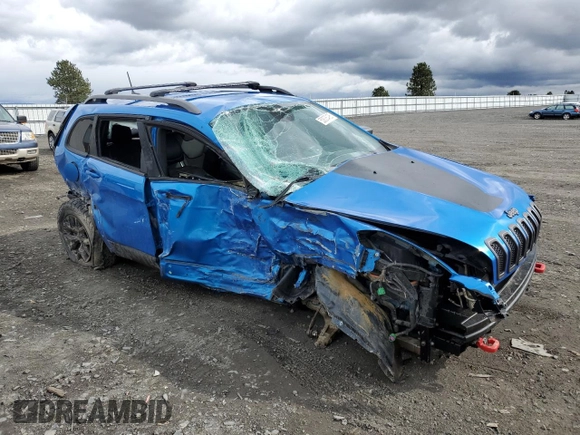 2018 Jeep Cherokee Trailhawk with VIN 1C4PJMBXXJD509312, listed as a Copart auction lot 50838495 with 115,060 mi miles and Salvage Title. Bid and sale history available at carsss.com. Image 4.