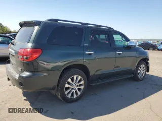 2008 Toyota Sequoia Limited with VIN 5TDBY68A18S012927, listed as a Copart auction lot 54405895 with 237,463 mi miles and Salvage Title. Bid and sale history available at DreamBid. Image 3.